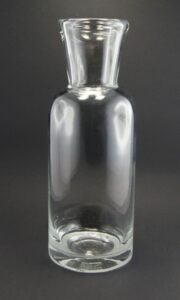 Szklany Wazon bezbarwny - butelka