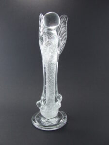 Szklana figurka / szklana ozdoba / Aniołek