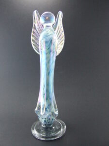 Szklana figurka / szklana ozdoba / Aniołek