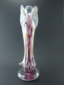 Szklana figurka / szklana ozdoba / Aniołek