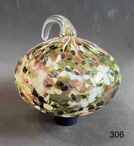 Glass hanging ornament / szklana ozdoba wisząca