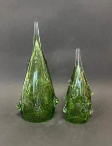 Zestaw szklanych choinek (Set of glass christmas trees) - ART GLASS