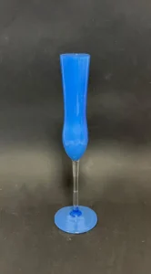 Kieliszek do szampana - niebieski