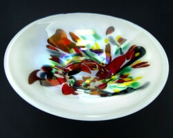 Patera szklana - szkło artystyczne