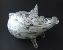 Szklana figurka / Szklana świnka skarbonka PIG.114 Szklana figurka / Szklana świnka skarbonka