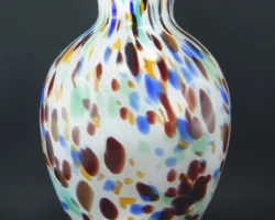 Szklany wazon artystyczny - multikolor 15.24 Szklany wazon artystyczny - multikolor